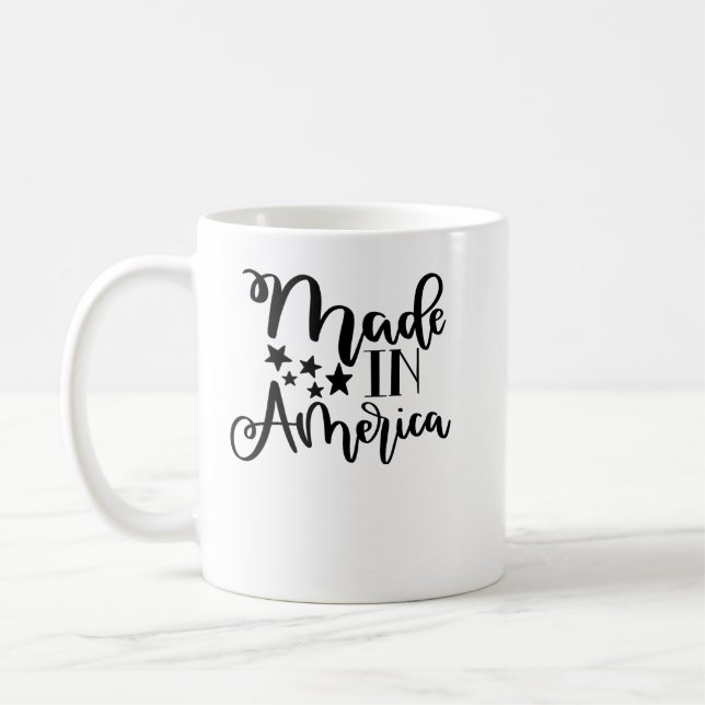 Taza De Café Hecho en América (Izquierda)