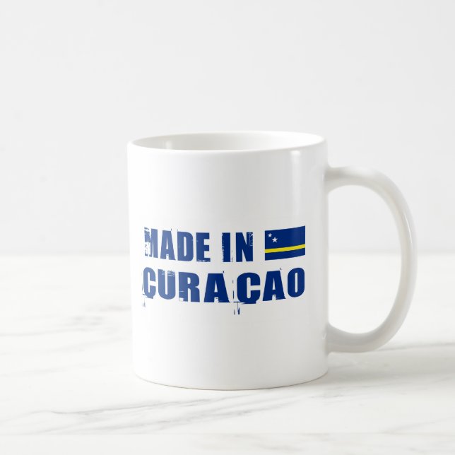 Taza De Café Hecho en Curacao (Derecha)