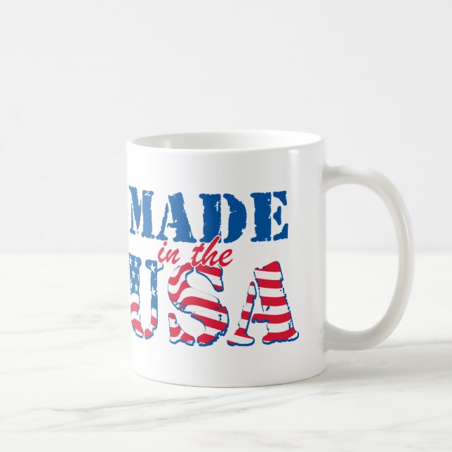 Taza De Café Hecho en los E.E.U.U. (Derecha)