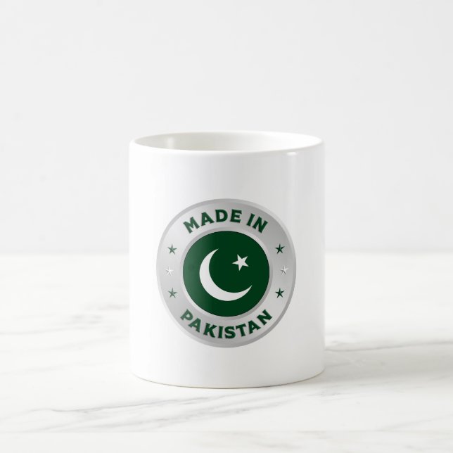Taza De Café Hecho en Pakistán (Centro)