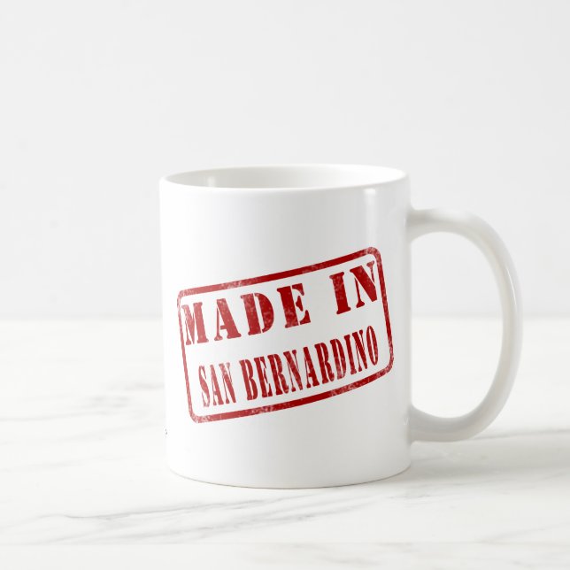 Taza De Café Hecho en San Bernardino (Derecha)