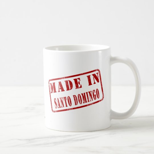 Taza De Café Hecho en Santo Domingo Zazzle.es