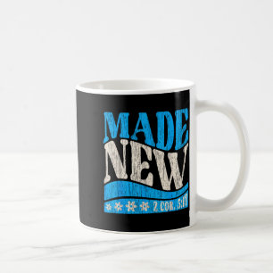 Taza De Café Hecho Nuevo Bautismo Cristiano 2 Cor 5_17 Niño Bau