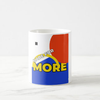 Taza De Café Hecho para más geometría Bauhaus, fondo oscuro