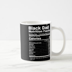Taza De Café Hechos de nutrición de papá