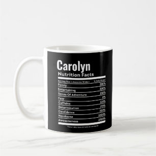 Taza De Café Hechos de nutrición Nombre personal divertido