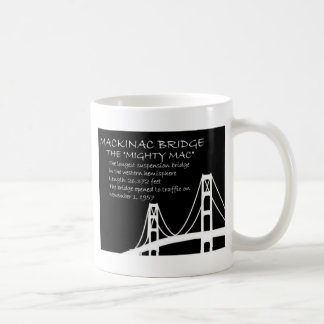 Taza De Café Hechos del puente Mackinac
