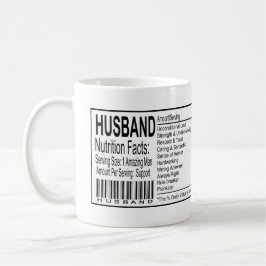 Taza De Café Hechos divertidos sobre la nutrición de los esposo