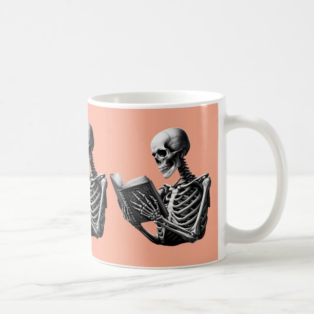 Taza De Café Hechos divertidos sobre los esqueletos y sus hábit (Derecha)