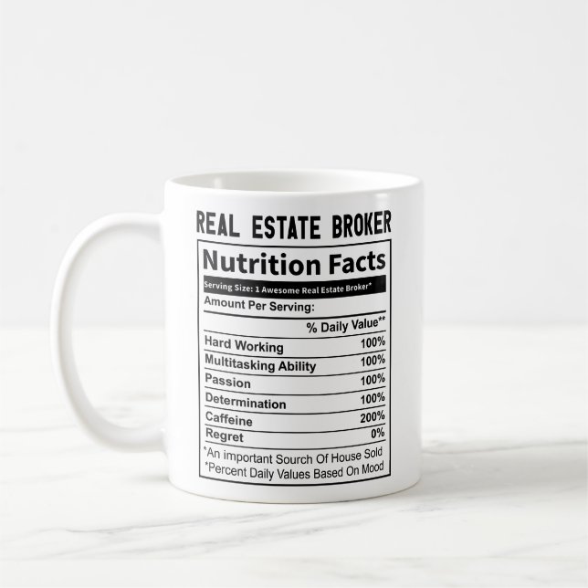 Taza De Café Hechos divertidos sobre nutrición de los agentes i (Izquierda)
