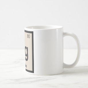 Taza De Café Hectogramo - Símbolo de la tabla periódica de la
