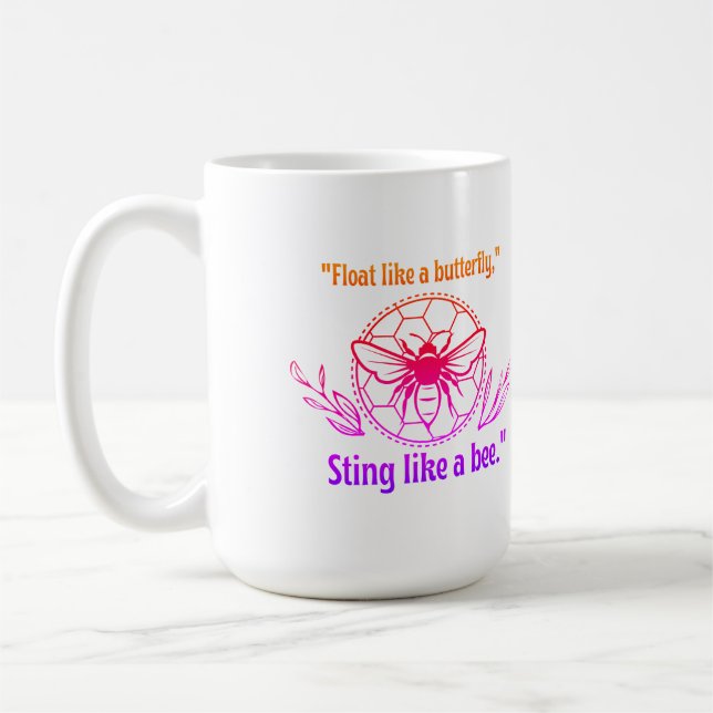 TAZA DE CAFÉ HEDER COMO UNA ABEJA CITA (Izquierda)