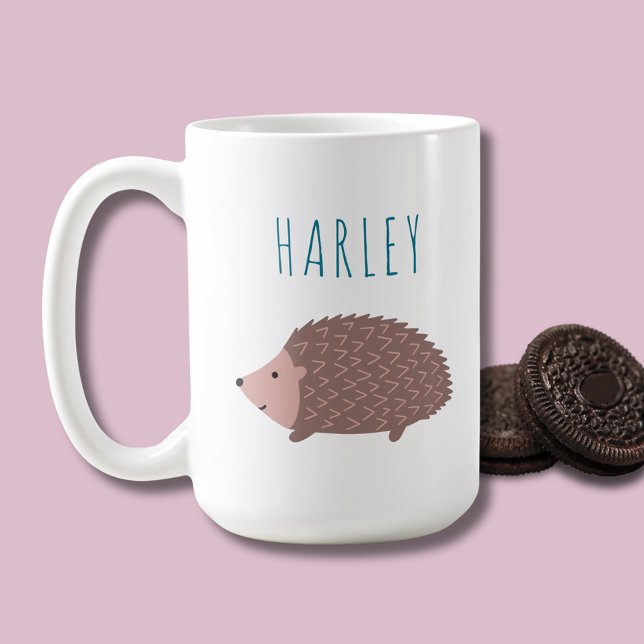 Taza De Café Hedgehog (Personalized hedgehog coffee mug)