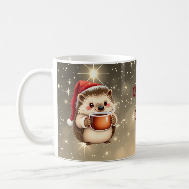 Taza De Café Hedgehog Christmas Coffee  (Izquierda)