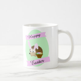Taza De Café Hedgehog Easter Bunny