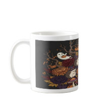 hedgehog forrest mug