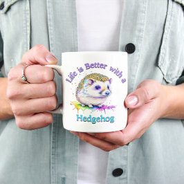 Taza De Café Hedgehog Propietario amante del café amante de mas