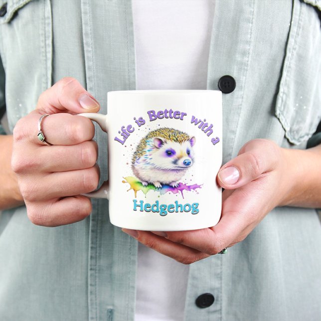 Taza De Café Hedgehog Propietario amante del café amante de mas (Subido por el creador)
