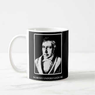 Taza De Café Hegel nadie me entiende a un filósofo divertido