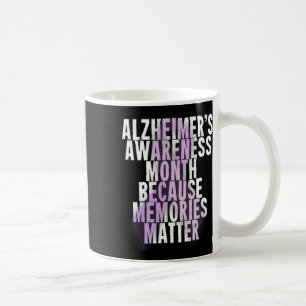 Taza De Café Heimerheimer Support Awareness Mes Púrpura Cinta