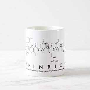 Taza De Café Heinrich peptide nombre mug