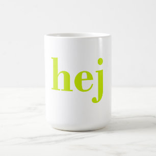 Taza De Café Hej - Hola sueco