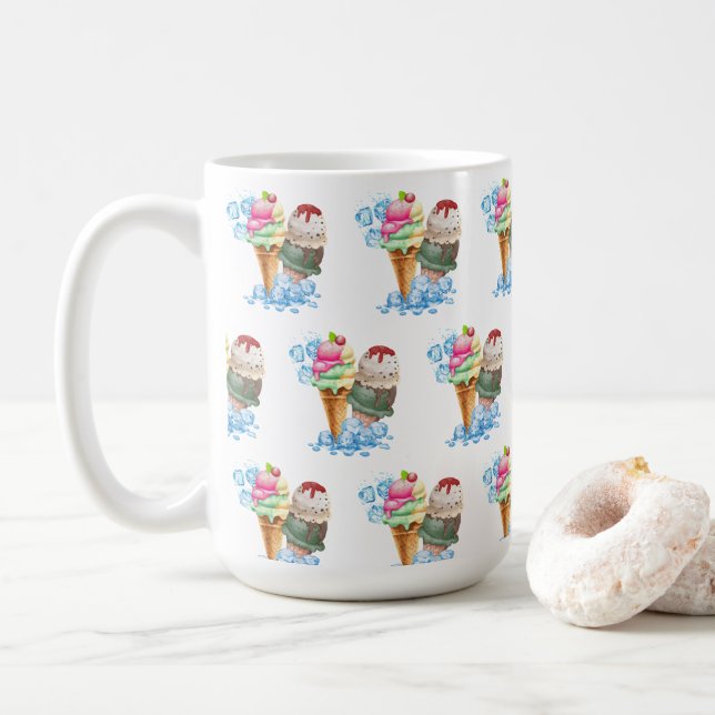 Taza De Café helado (Con donut)
