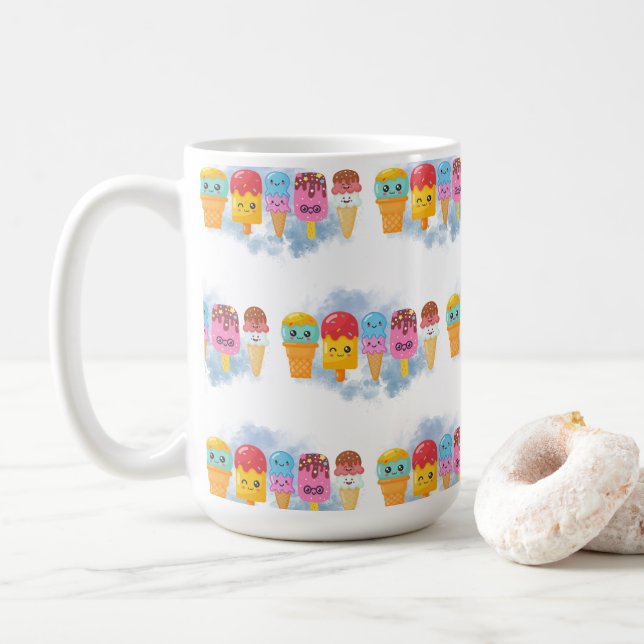 Taza De Café helado (Con donut)