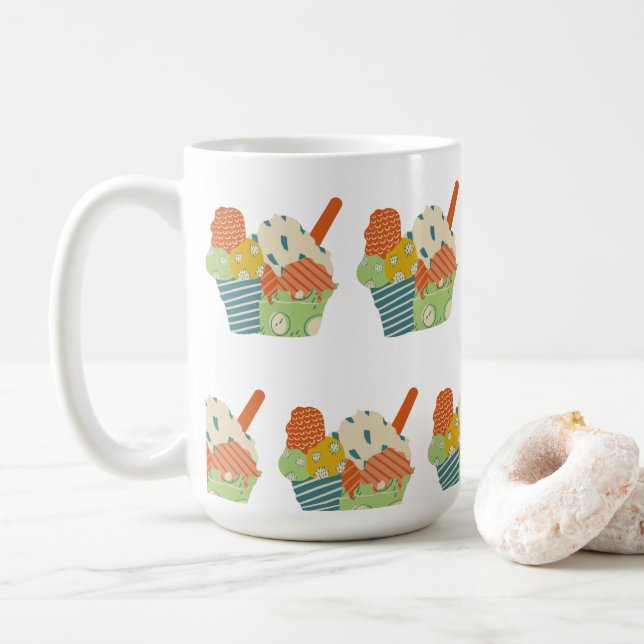 Taza De Café helado (Con donut)