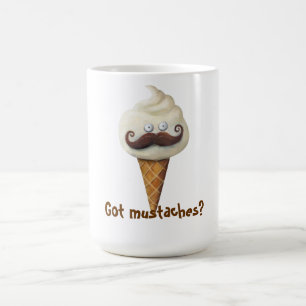 Taza De Café Helado con los bigotes