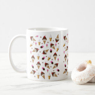 Taza De Café Helado Crema Chocolate Cherry Vainilla Mug