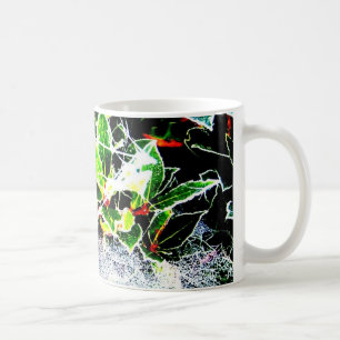 Taza De Café helado cubierto y telaraña de bayas