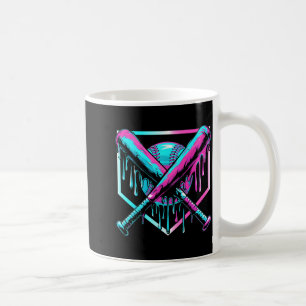 Taza De Café Helado de béisbol goteo plato de home bateador gen
