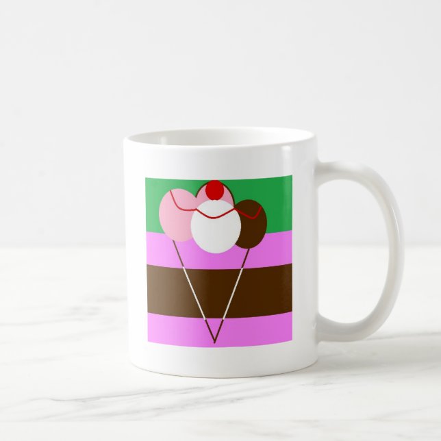 Taza De Café helado de colmena-crema (Derecha)