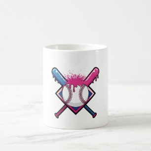 Taza De Café Helado de Goteo de Béisbol Amante del Béisbol