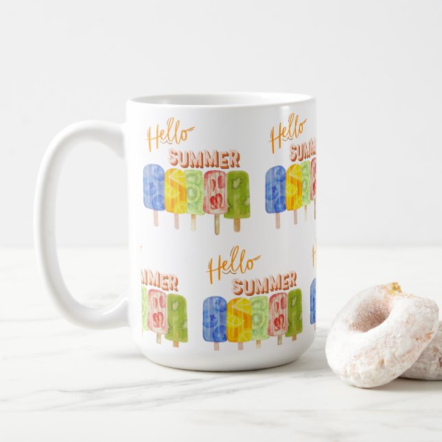 Taza De Café helado de verano (Con donut)