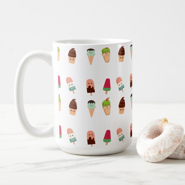 Taza De Café helado de verano (Con donut)