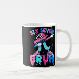 Taza De Café Helado número seis siete hermano 67 meme día 3.14