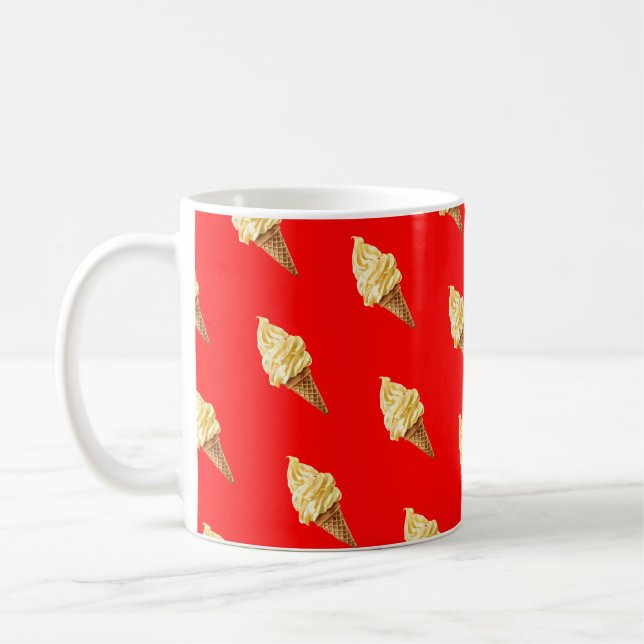 Taza De Café Helado Rojo intenso (Izquierda)