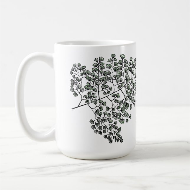 Taza De Café Helecho de Maidenhair (Izquierda)