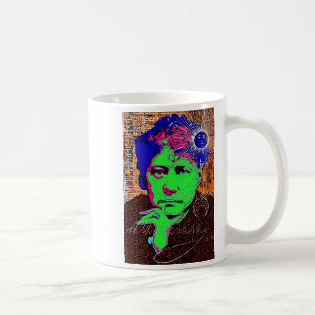 Taza De Café Helena Blavatsky Theosophy Occult Esoteric New Age (Derecha)