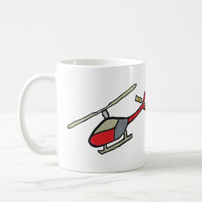 Taza De Café Helicóptero (Izquierda)