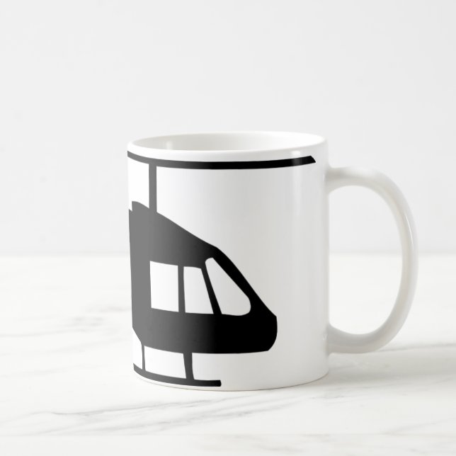 Taza De Café Helicóptero (Derecha)