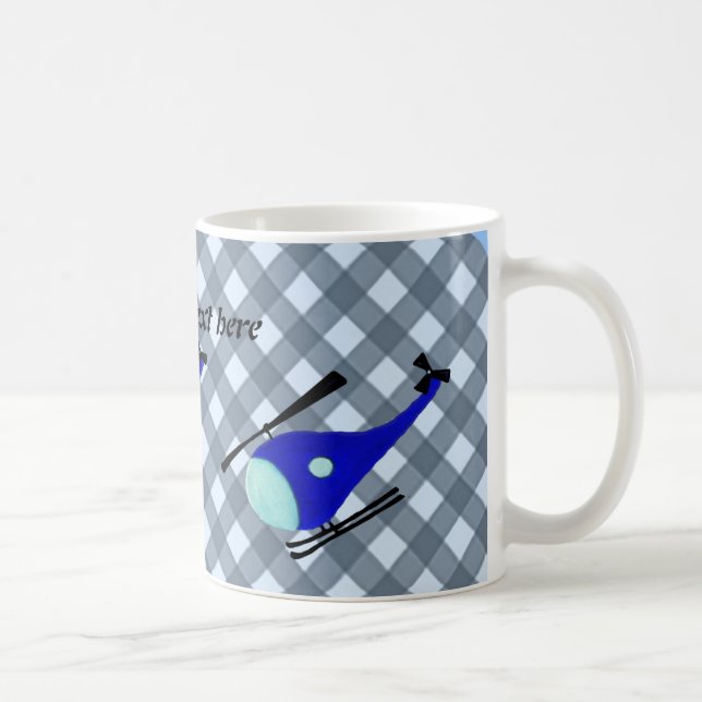 Taza De Café Helicóptero adaptable (Derecha)