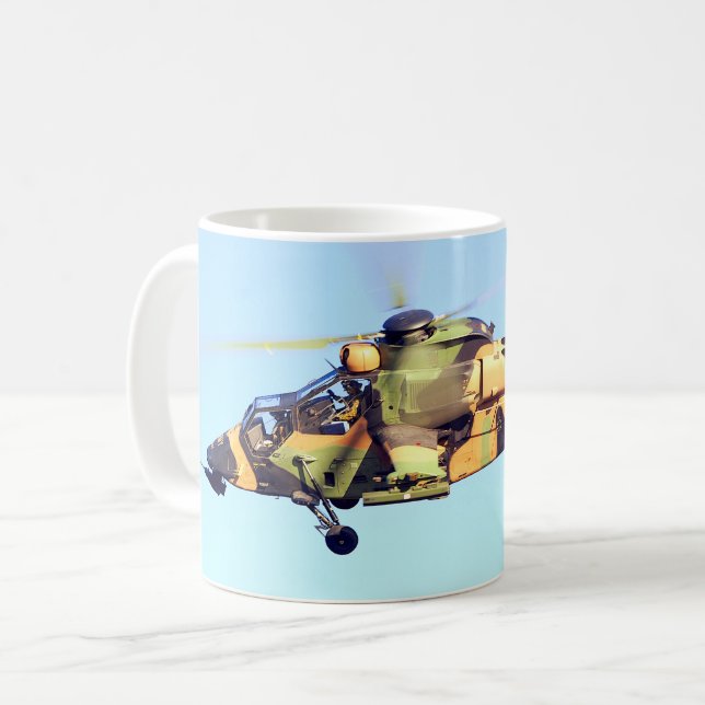 Taza De Café HELICÓPTERO DE ATAQUE DE TIGRE (Australia) (Anverso izquierdo)