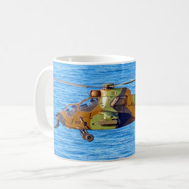 Taza De Café HELICÓPTERO DE ATAQUE DE TIGRE (Francia) (Anverso izquierdo)