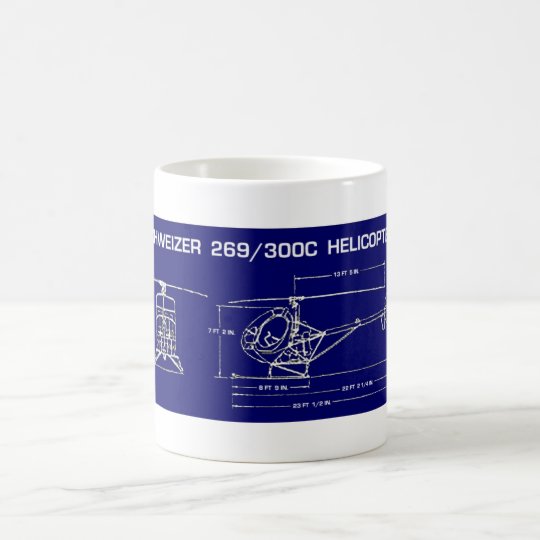 Taza De Café Helicóptero de Schweizer