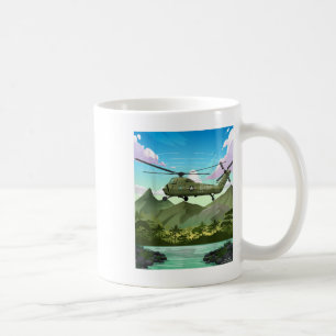 Taza De Café Helicóptero militar de guerra de Vietnam veter
