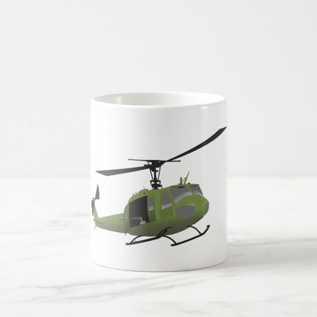 Taza De Café Helicóptero militar Huey (Centro)