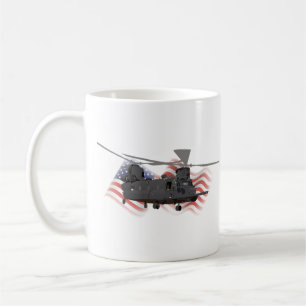 Taza De Café Helicóptero militar MH-47 Chinook